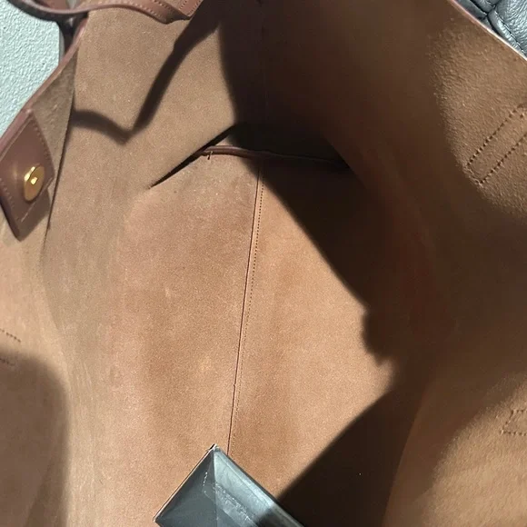 Yves Saint Laurent Chocolate Brown Tote - Picture 9 of 11